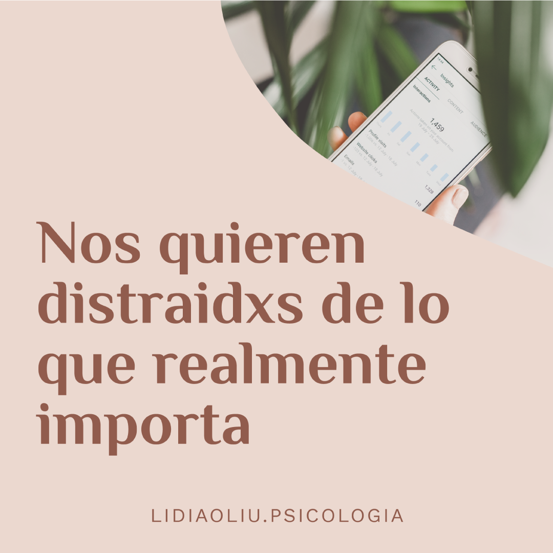 distraidos de lo que importa