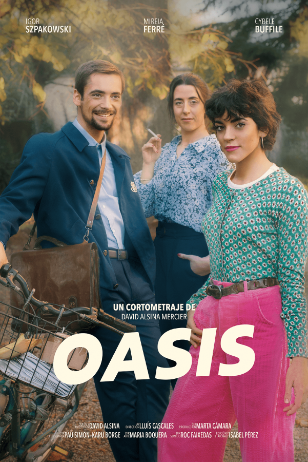 Cartel con todos los actores del corto